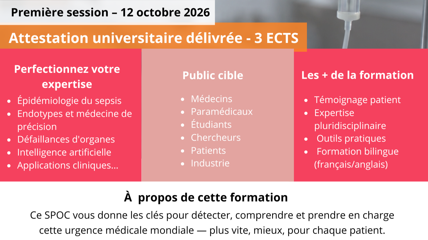 Affiche SPOC SEPSIS