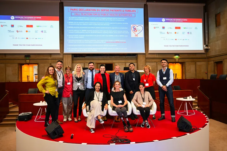 Associations de patients à Paris pour la Journée mondiale de lutte contre le sepsis