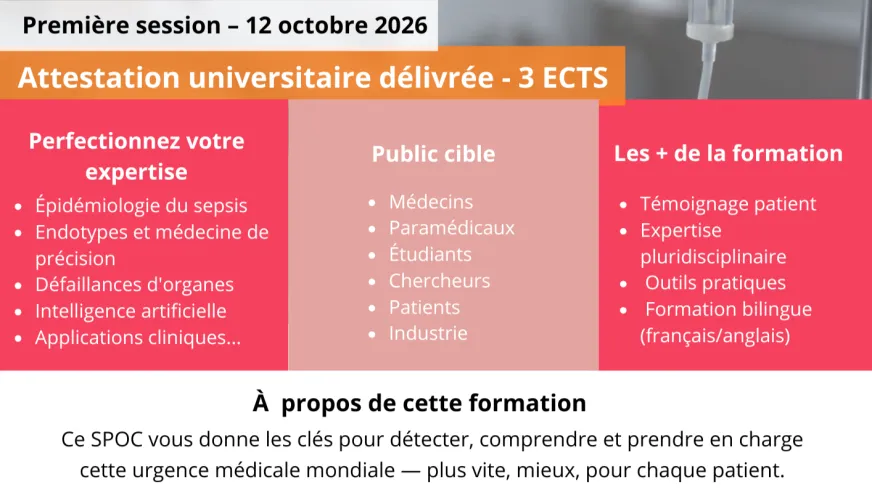 Affiche SPOC SEPSIS